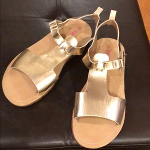 Brand New Gold Sandals
